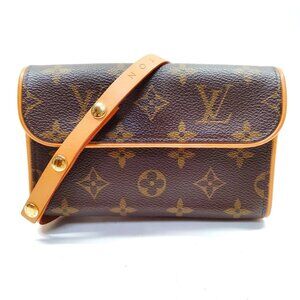 Louis Vuitton Pochette Florentine Brown Monogram Shoulder Bag mon722-090425